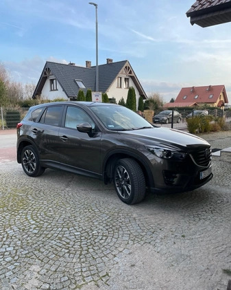Mazda CX-5 cena 83700 przebieg: 140000, rok produkcji 2016 z Białogard małe 92